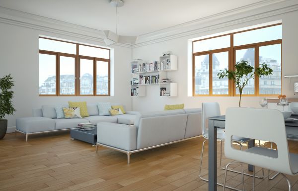 Wood Windows Installation in Palestine